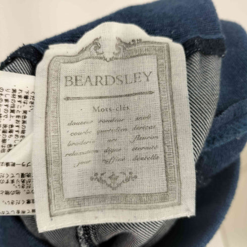 ビアズリー BEARDSLEY ニット切替 デニムスカート レディース FREE