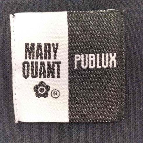 マリークワント MARY QUANT 25SS 鹿の子 ワンポイント ライン ポロシャツ レディース FREE