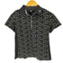 ランバン スポール LANVIN SPORT 総柄 半袖ポロシャツ レディース JPN:40