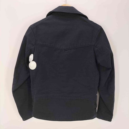 トリプルシックスレザーウェア 666 Leather Wear ストレッチ コットン ライダース ジャケット ダブル UKパンク Y2K メンズ JPN:S