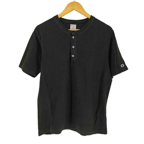 チャンピオン Champion リバースウィーブ ヘンリーネック 半袖Tシャツ メンズ M