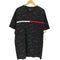 トミーヒルフィガー TOMMY HILFIGER 刺繍 総柄クルーネックTシャツ メンズ import:XL