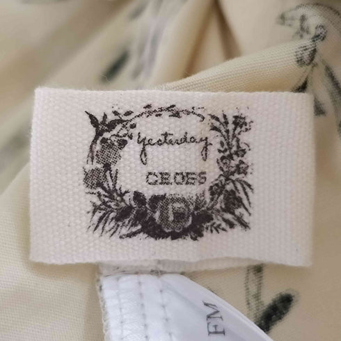 コットンハウスアヤ Cotton House Aya YESTERDAY CROSS 総柄 コットン シャツ レディース JPN:M
