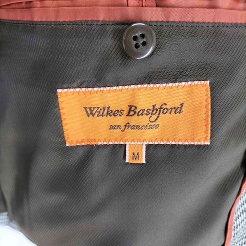 Wilkes Bashford ウィルクスバッシュフォード ガンクラブチェック フーデッド ファー ダウンジャケット メンズ