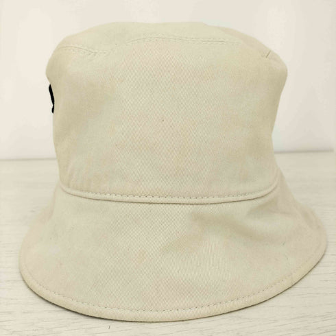 オフホワイト OFF-WHITE Beige panama with contrasting logo embroidery ロゴ刺繍 バケットハット メンズ ONE SIZE