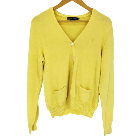 ラルフローレン RALPH LAUREN コットンボタンカーディガン レディース import:XL