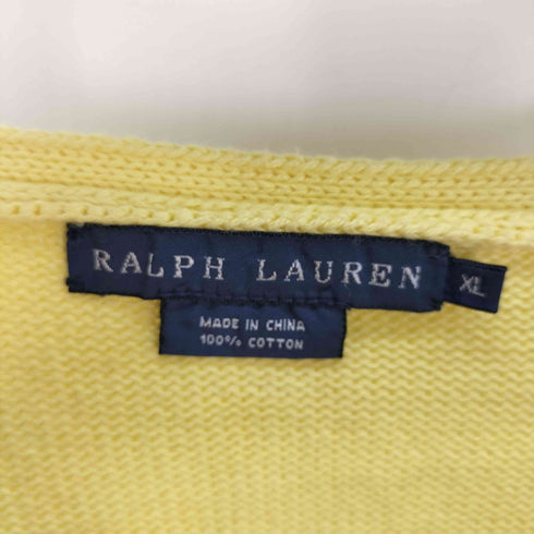 ラルフローレン RALPH LAUREN コットンボタンカーディガン レディース import:XL