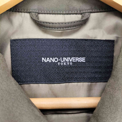 ナノユニバース NANO universe フェイクスエード ウルトラスエード トラッカージャケット メンズ JPN:M