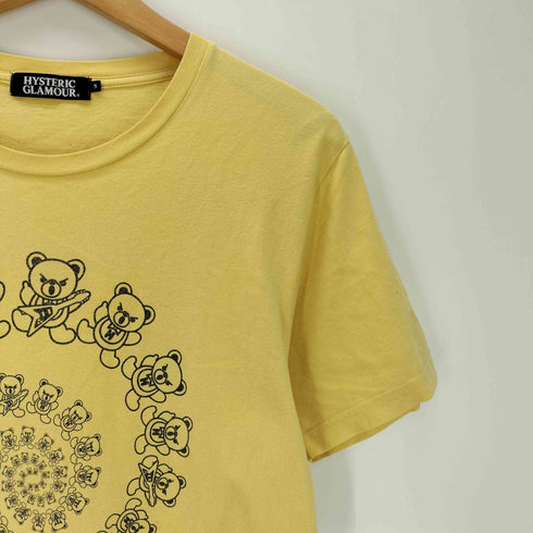 ヒステリックグラマー HYSTERIC GLAMOUR ファック ベアー ヒスベア ベア プリント S/S Tシャツ Y2K レディース JPN:S