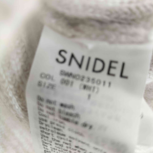 スナイデル snidel オフショルニットプルオーバー レディース JPN:1