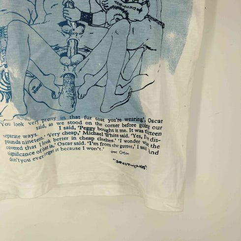セディショナリーズバイトリプルシックス SEDITIONARIES by 666 ORIGINAL PERSONAL COLLECTION PRICK UP YOUR EARS インサイドアウト パンク UK プリント Tシャツ Y2K メンズ