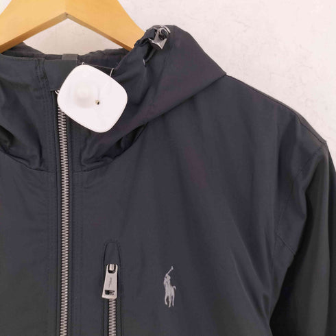 ポロラルフローレン POLO RALPH LAUREN ロゴ刺繍 ジップ パーカー メンズ S