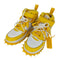 オフホワイト OFF-WHITE 23aw Air Force 1 Mid SP LTHR White and Varsity Maize レディース JPN:24