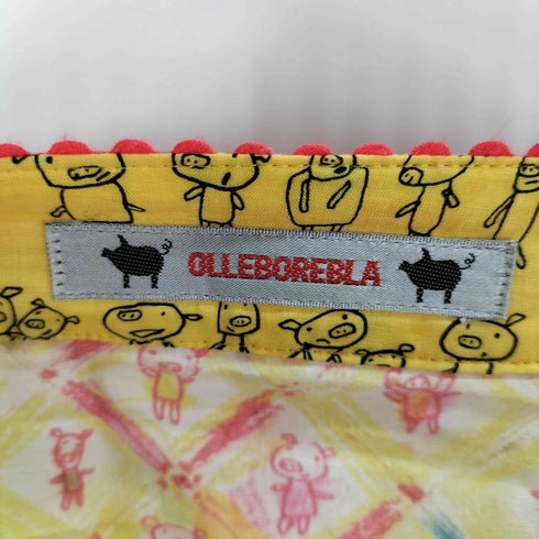 アルベロベロ OLLEBOREBLA ドッキング 落書きプリント チュニックワンピース ぶたさん レディース
