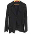 ワイズレッドレーベル Ys Red Label 09SS Asymmetry Rayon Jacket 変形 アシンメトリー レーヨン コットン 1B テーラード ジャケット レディース JPN:3