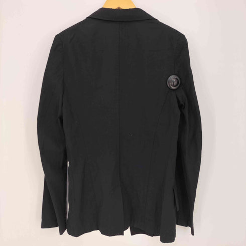 ワイズレッドレーベル Ys Red Label 09SS Asymmetry Rayon Jacket 変形 アシンメトリー レーヨン コットン 1B テーラード ジャケット レディース JPN:3
