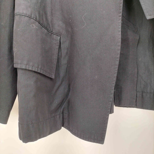 ワイズレッドレーベル Ys Red Label 09SS Asymmetry Rayon Jacket 変形 アシンメトリー レーヨン コットン 1B テーラード ジャケット レディース JPN:3