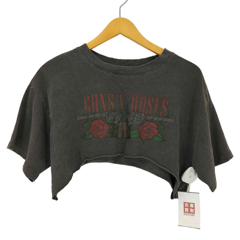 ガンズアンドローゼズ GUNS N ROSES クロップド プリントTシャツ Y2K レディース S