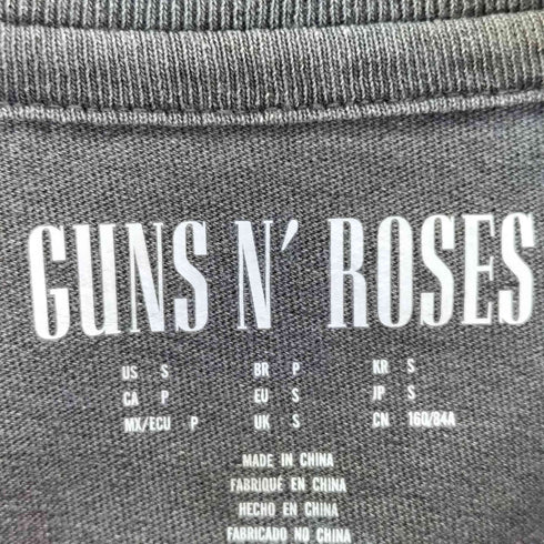 ガンズアンドローゼズ GUNS N ROSES クロップド プリントTシャツ Y2K レディース S