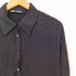 ザラ ZARA サイドスリット サテン 長袖シャツ レディース import:S