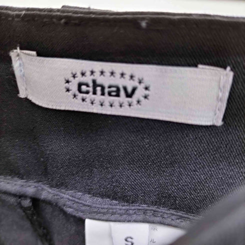 chav 変形 ウール地 スラックス メンズ