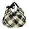 ヴィヴィアンウエストウッドアクセサリー Vivienne Westwood Accessories メッセージプリント ブロックチェック オーブロゴ コットン ハンドバッグ レディース