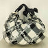 ヴィヴィアンウエストウッドアクセサリー Vivienne Westwood Accessories メッセージプリント ブロックチェック オーブロゴ コットン ハンドバッグ レディース