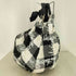 ヴィヴィアンウエストウッドアクセサリー Vivienne Westwood Accessories メッセージプリント ブロックチェック オーブロゴ コットン ハンドバッグ レディース