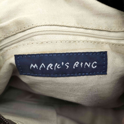 MARK's RING キルティング レザー ワンショルダーバッグ レディース