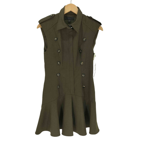 ザラ ZARA ナポレオンノースリーブワンピース レディース import:M
