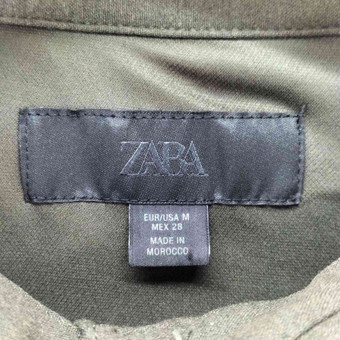 ザラ ZARA ナポレオンノースリーブワンピース レディース import:M