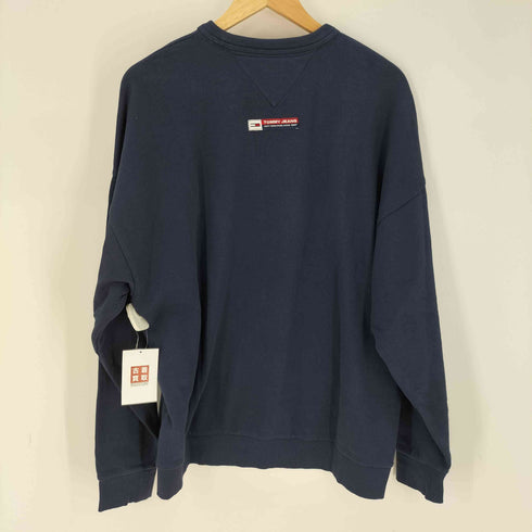 トミージーンズ tommy jeans フラッグ 刺繍ロゴ クルーネックスウェット メンズ JPN:S