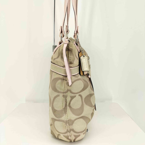 コーチ COACH POPPY SIGNATURE GLAM TOTE ポピー シグネチャー グラム トート バッグ レディース