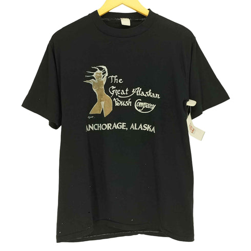スポーツウエア Sportswear 70-80S 袖裾シングル The Great Alaskan Bush Co クルーネックTシャツ エロT メンズ import:L