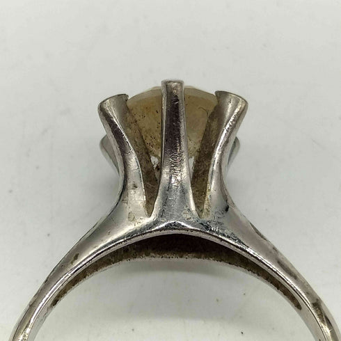 SV 925 刻印 silver シルバー ジュエル リング #8 レディース 8号