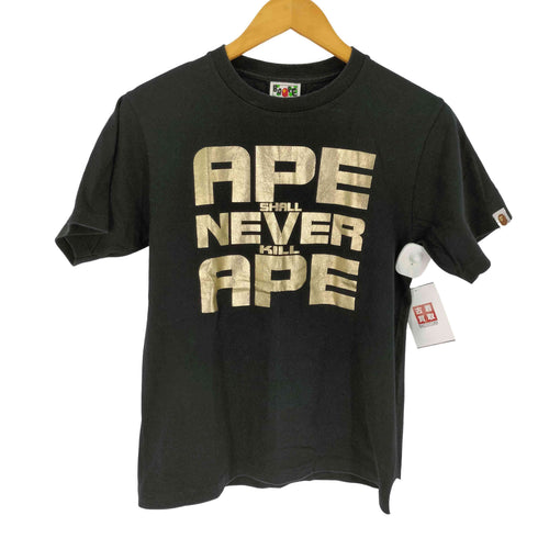 アベイシングエイプ A BATHING APE APE SHALL NEVER KILL APE Tシャツ メンズ JPN:S