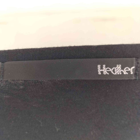 ヘザー Heather ギャザーデザイン オフショル Tシャツ レディース FREE