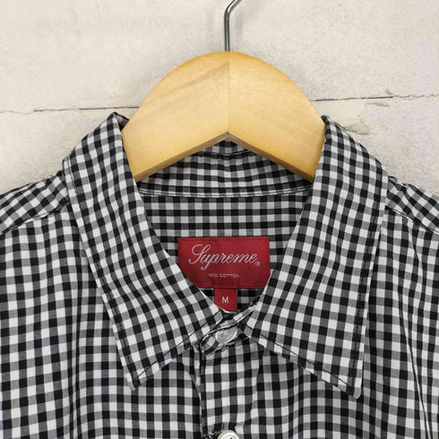 シュプリーム Supreme 21SS Gingham S/S Shirt ギンガムチェックシャツ メンズ M