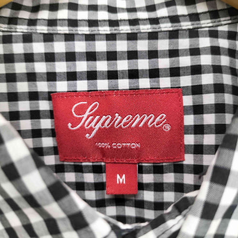 シュプリーム Supreme 21SS Gingham S/S Shirt ギンガムチェックシャツ メンズ M