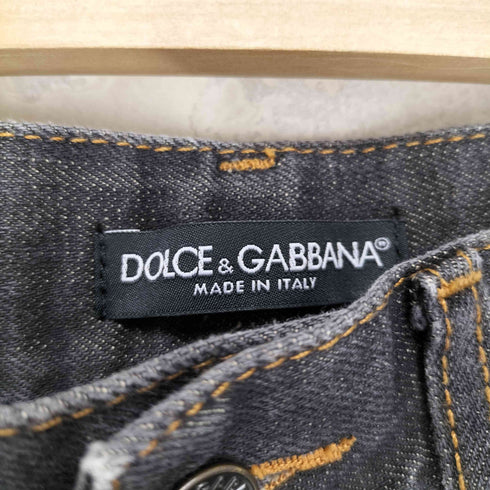 ドルチェアンドガッバーナ DOLCE&GABBANA クラッシュ加工ウォッシュドデニム メンズ 44