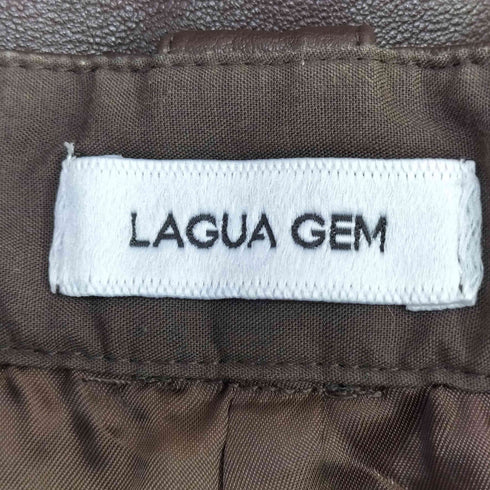 ラグアジェム LAGUA GEM POCKET F/LEATHER S/PT レディース JPN:M