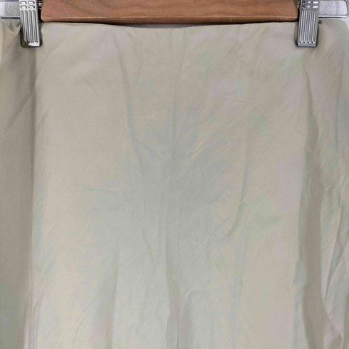 OUNCE tulip satin skirt レイヤードデザイン サイドスリット サテン フレア スカート レディース JPN:2