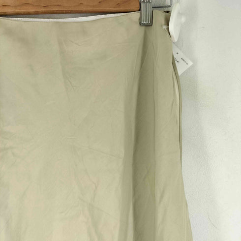 OUNCE tulip satin skirt レイヤードデザイン サイドスリット サテン フレア スカート レディース JPN:2