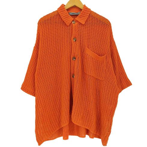 AMBERGLEAM メッシュニットシャツ メンズ FREE