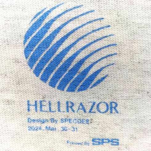 ヘルレイザー HELLRAZOR プリントクルーネックTシャツ メンズ L