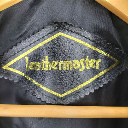 LEATHER MASTER カウレザー ジップ ジャケット メンズ LL
