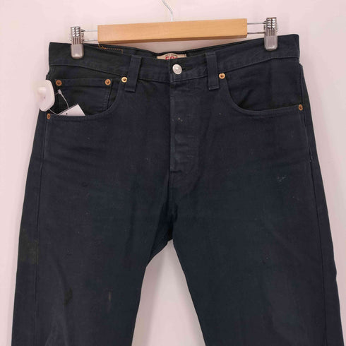 リーバイス Levis 092刻印 501 ユーロ ボタンフライ ブラックストレッチデニム メンズ 32