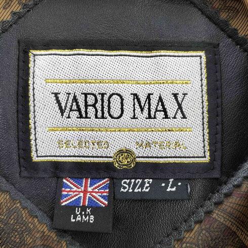 VARIO MAX U.K LAMB ラムレザー フライトジャケット メンズ import:L