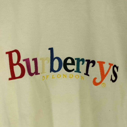 バーバリーズ BURBERRYS マルチカラー ロゴ 刺繍 クルーネックスウェット メンズ import:M