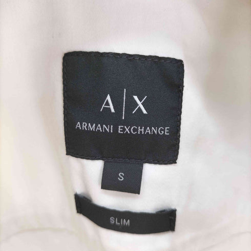 アルマーニエクスチェンジ ARMANI EXCHANGE ロゴ刺繍 コットン ドレスシャツ メンズ import:S